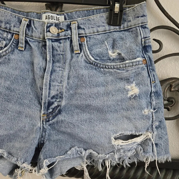Agolde Parker Vintage Cut Off Short In Swapmeet - Picture 10 of 11